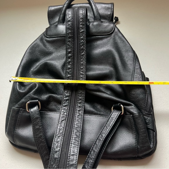 Franklin Covey Black Leather Purse/Small Back Pack - Picture 11 of 13